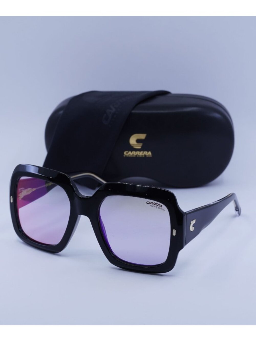 Carrera Festival Edition CARRERA 3004/S 0807 TE Square Sunglasses - Black/Violet